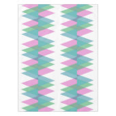 Nappe Triangles rose et vert (Devant)