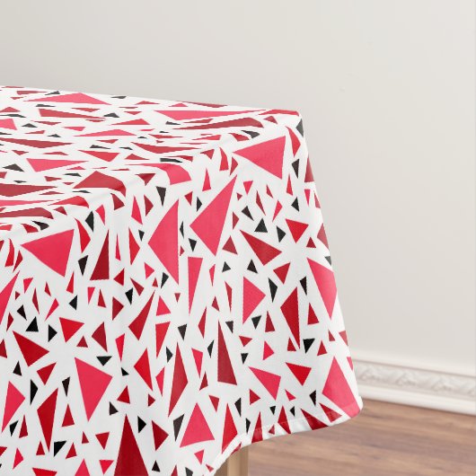 Nappe triangles rouges pourpre sur arrière - plan rétro (In Situ)
