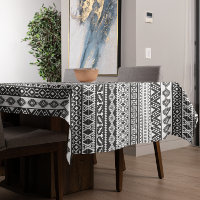 Tribal African Pattern Ethnic Black White