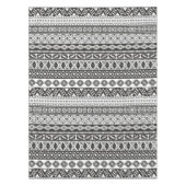 Nappe Tribal African Pattern Ethnic Black White  (Devant)