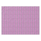 Nappe Tribal Batik - Fuchsia rose, violet et gris (Devant (Horizontal))