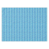 Nappe Tribal Batik - Sapphire Blue et Silver Grey (Devant (Horizontal))