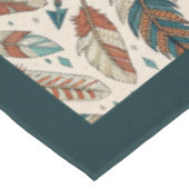Nappe Tribale Terre avec Flèches et plumes (Angle)
