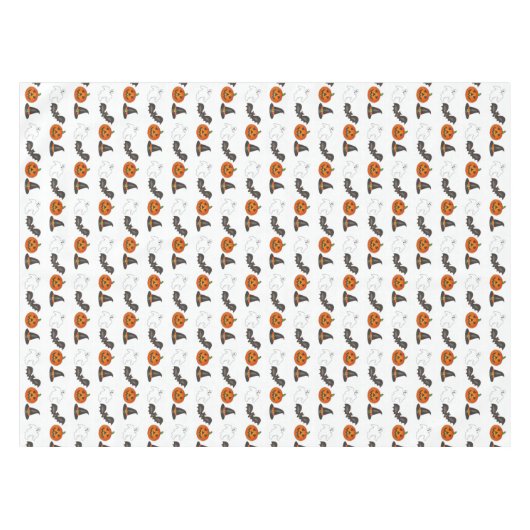 Nappe Trick or Treat Halloween chauve-chauve-souris Citr (Devant (Horizontal))