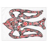 Nappe Trident de l'emblème national ukrainien tryzub sty (Devant (Horizontal))