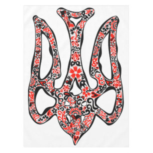 Nappe Trident de l'emblème national ukrainien tryzub sty