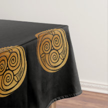 Triple Celtic Knot Swirl Mandala