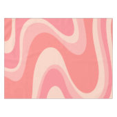 Nappe Trippy Dream Blush Rose Abstrait Retro Swirl (Devant (Horizontal))