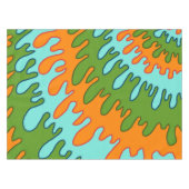 Nappe Trippy Green Orange Liquid Dripe Motif Y2K (Devant (Horizontal))