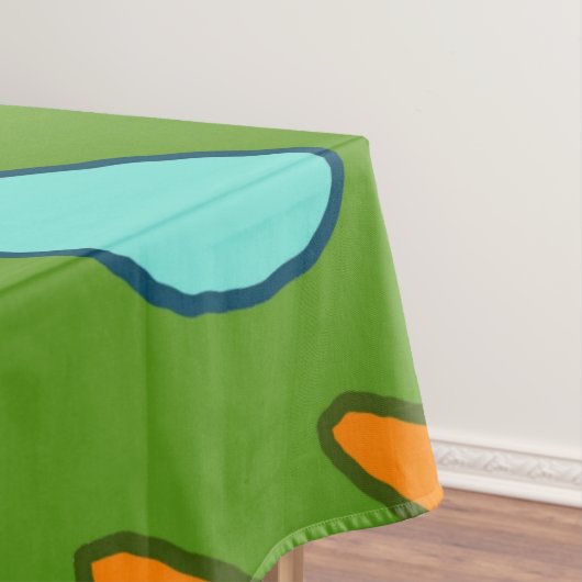 Nappe Trippy Green Orange Liquid Dripe Motif Y2K (In Situ)
