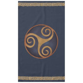 Nappe Triskelion celtique (bleu) personnalisé (Devant)