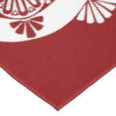 Nappe Tristy de framboise rouge Mandala (Angle)