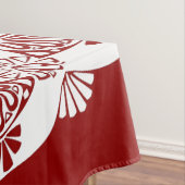 Nappe Tristy de framboise rouge Mandala (In Situ)
