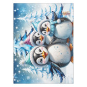 Nappe Trois adorables manchots  (Devant)
