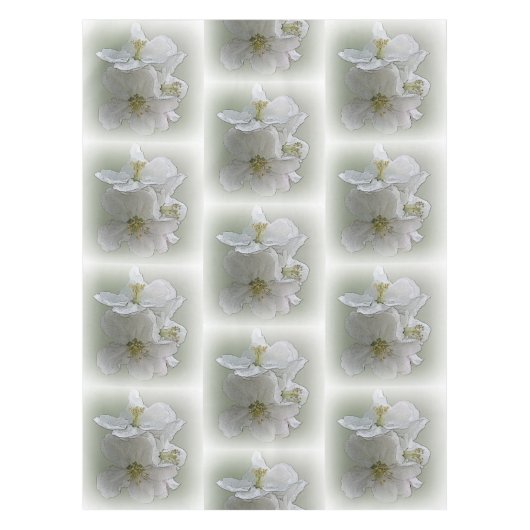 Nappe trois fleurs blanches (Devant)
