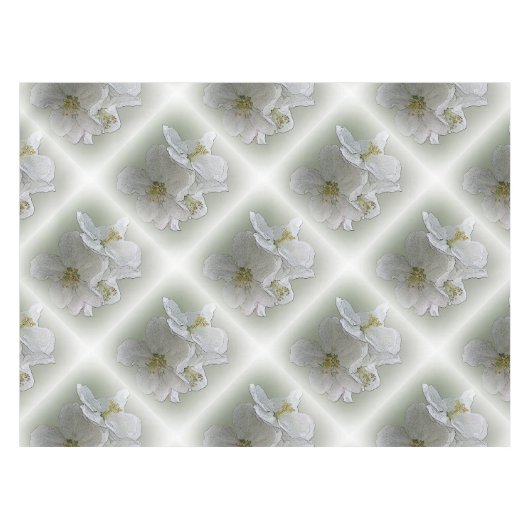 Nappe trois fleurs blanches (Devant (Horizontal))
