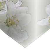 Nappe trois fleurs blanches (Angle)