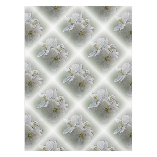 Nappe trois fleurs blanches (Devant)