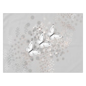 Nappe Trois papillons blancs (Devant (Horizontal))