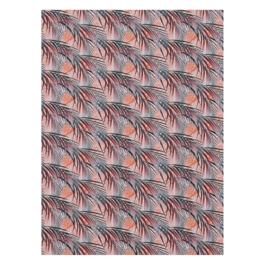 Nappe Tropical Exotic Palm Feuilles Surreal Motif (Devant)