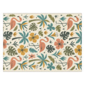 Nappe Tropical Flamingo and Palm Tree Pattern (Devant (Horizontal))