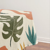 Nappe Tropical Flamingo and Palm Tree Pattern (In Situ)