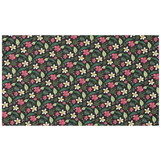 Nappe Tropical Floral (Devant (Horizontal))