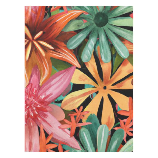 Nappe tropical/hawaïen/floral/fleur (Devant)