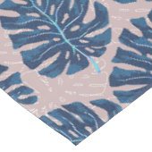 Nappe Tropical Palm Bleu Gris (Angle)