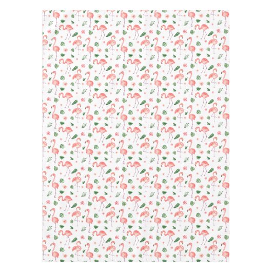 Nappe Tropical Pink Flamingo Pattern Cuisine (Devant)