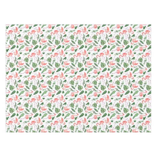 Nappe Tropical Pink Flamingo Pattern v2 Cuisine (Devant (Horizontal))