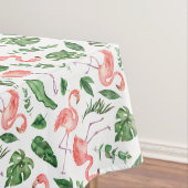 Nappe Tropical Pink Flamingo Pattern v2 Cuisine (In Situ)