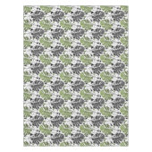 Nappe Tropical print monstera leaves scissors jungle exo (Devant)