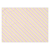 Nappe Tropical Rose Vert Orange Yellow Stripes (Devant (Horizontal))