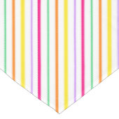 Nappe Tropical Rose Vert Orange Yellow Stripes (Angle)