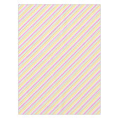 Nappe Tropical Rose Vert Orange Yellow Stripes (Devant)