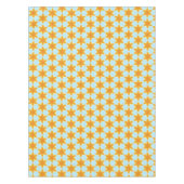 Nappe Tropical Starfruit Pattern Blue Orange  (Devant)
