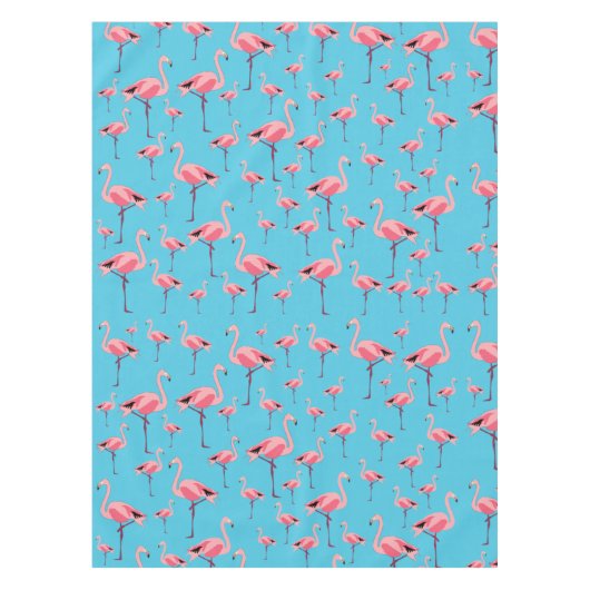 Nappe Tropical Summer Pink Flamingo Pattern Party (Devant)