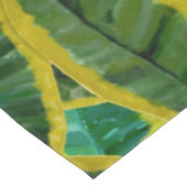 Nappe Tropical Summer Yellow Parrot Bird Banana Feuilles (Angle)