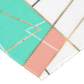 Nappe Trucs géométriques Abstraits dorés modernes (Angle)