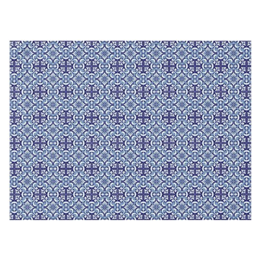 Nappe Tuile bleue portugaise (Devant (Horizontal))