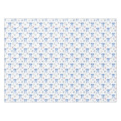 Nappe Tuiles de mahjong aquarelle et noeuds (Devant (Horizontal))