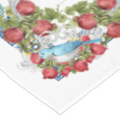 Nappe Tuiles de Majolica sicilienne sur mesure Fancy gre (Angle)