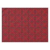 Nappe Tuiles marocaines - rouge foncé et noires (Devant (Horizontal))