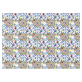 Nappe tuiles méditerranéennes, citron, fleurs, majolica, (Devant (Horizontal))