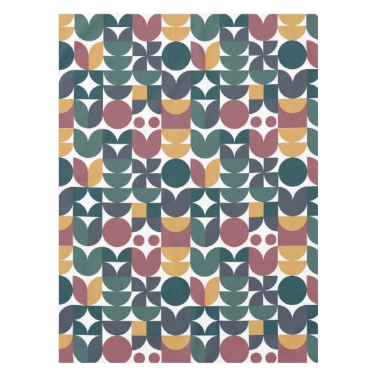 Nappe Tulip Scandinave moderne Motif géométrique (Devant)