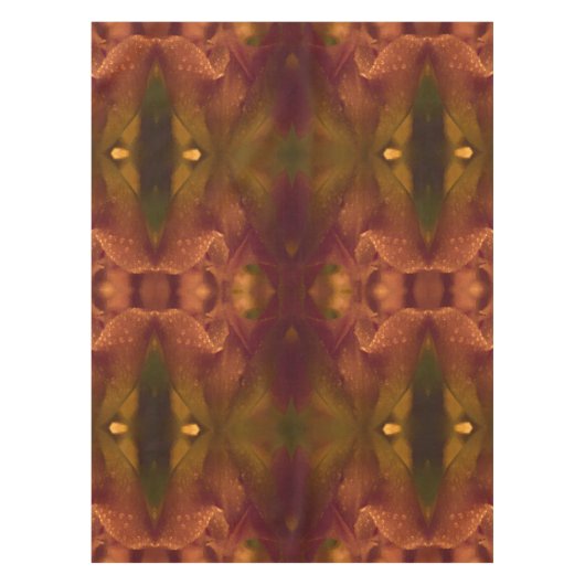 Nappe Tulipe verte de cuivre d'abrégé sur jaune de (Devant)