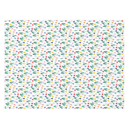 Nappe Tulipes colorées (Devant (Horizontal))