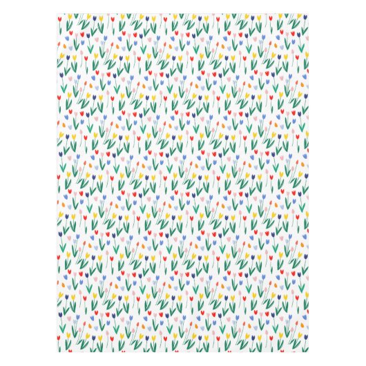 Nappe Tulipes colorées (Devant)