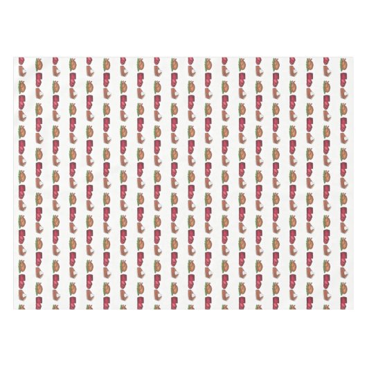 Nappe Turquie Cranberry Citrouille Pie Thanksgiving Dîne (Devant (Horizontal))